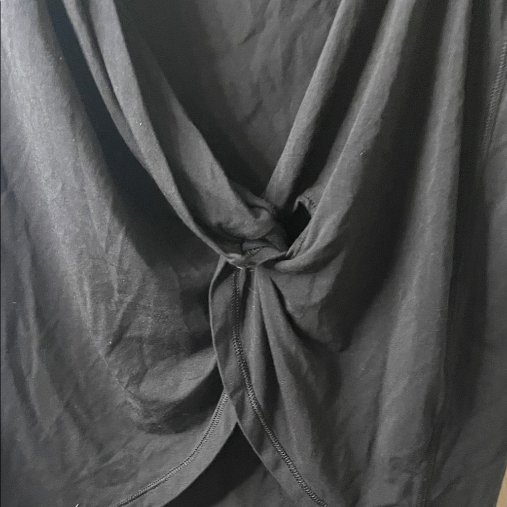Lululemon Black One-Shoulder Top with Twist Fabric Back. No Tags. - Picture 4 of 6